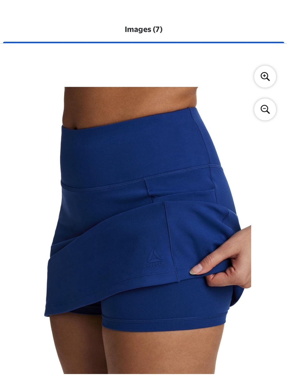 Reebok Women’s Royal Blue Athletic Skort with Inner Shorts